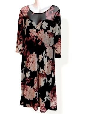 KATE & LILY Floral Stretchy Dress!!!